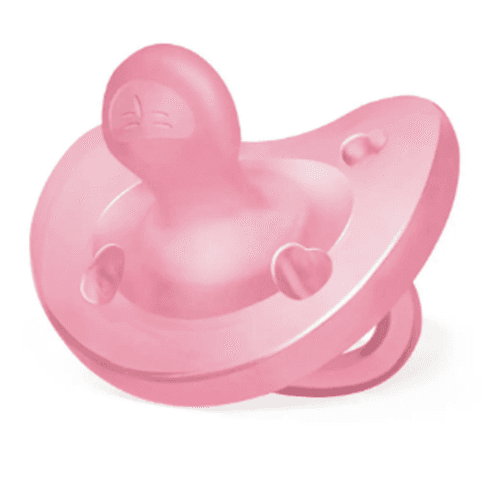 ჩიკო - მატყუარა სილიკონის  ვარდისფერი /16-36თვ/