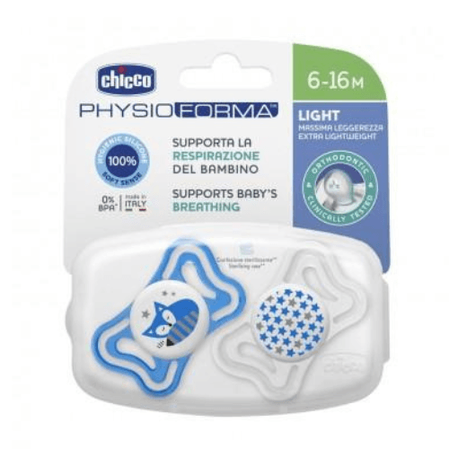 ჩიკო - მატყუარა სილიკონის მანათობელი ნაცრისფერი. ცისფერი /6-16თვ/  #2