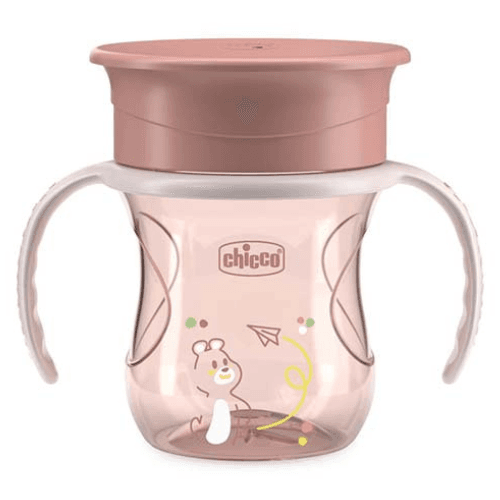 ჩიკო - ჭიქა 360 ვარდისფერი /12თვ+/