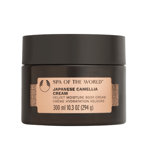 ბოდი შოპი - SPA OF THE WORLD იაპონური კამელიის კრემი 300მლ
