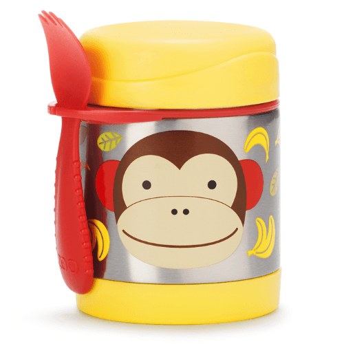 სკიპ ჰოპი - კონტეინერი ქილა საკვების მაიმუნი