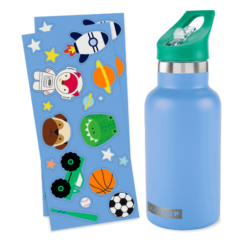 სკიპ ჰოპი - ბოთლი უჟანგავი ფოლადის ცისფერი