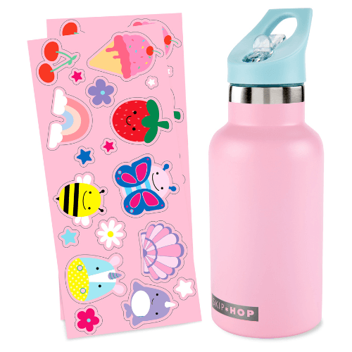 სკიპ ჰოპი - ბოთლი უჟანგავი ფოლადის ვარდისფერი