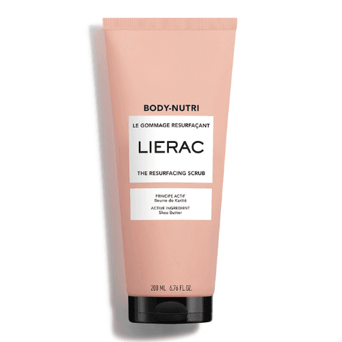 ლიერაკი - BODY NUTRI სხეულის სკრაბი განმაახლებელი და დამაგლუვებელი 200მლ