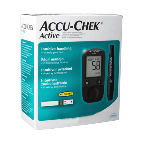 გლუკომეტრი აკუჩეკი აქტივი აპარატი ჩხირის გარეშე