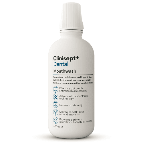 კლინისეპტი დენტალი ხსნარი 400მლ ფლაკონი #1