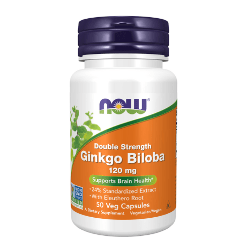 ნაუს გინკგო ბილობა ორმაგი სიმძლავრის ვეგანური კაფსულა #50