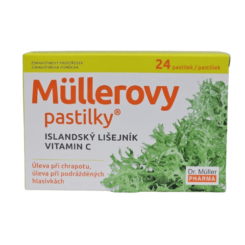 დ.მიულერი - ისლანდიური ხავსი+ვიტ C ტაბლეტი საწუწნი #24