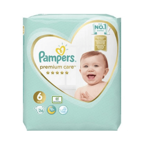 პამპერსი პრემიუმი - ბავშვის საფენი ზ-6  /13-18კგ/  #26