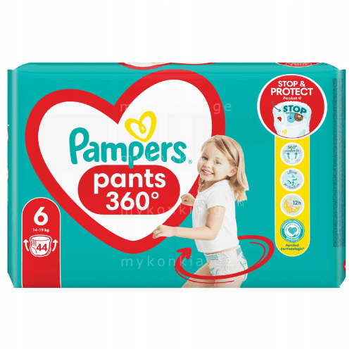 პამპერსი - ბავშვის ტრუსი ზ-6 /15-18კგ/  #44