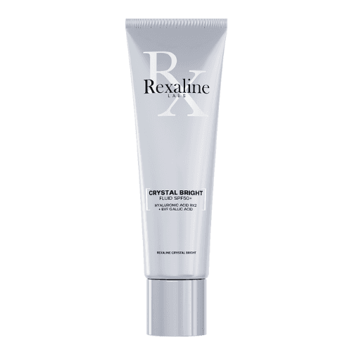 რექსალაინი - CRYSTAL BRIGHT სახის ფლუიდი დამატენიანებელი/მატირების ეფექტით SPF50+ 30მლ