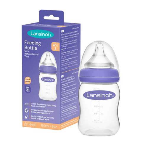 ლანსინო - ბოთლი სილიკონის საწოვარათი 160მლ