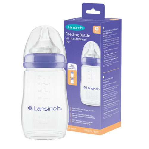 ლანსინო - ბოთლი სილიკონის საწოვარათი 240მლ