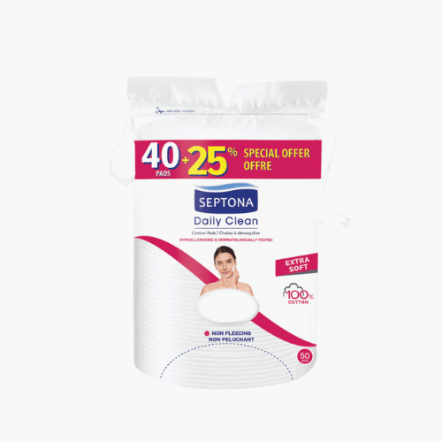 სეპტონა - ბამბის დისკოები ოვალური 40+25%  #50