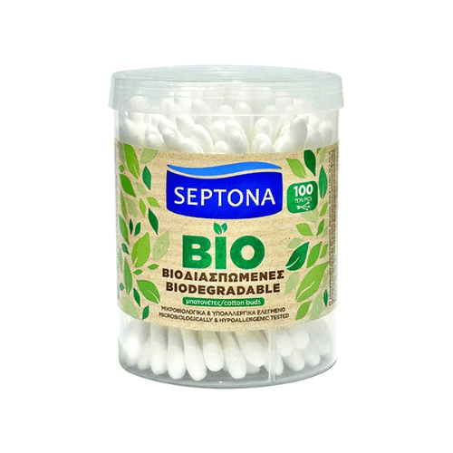 სეპტონა - ყურის ჩხირები ბიოდეგრადირებადი  #100