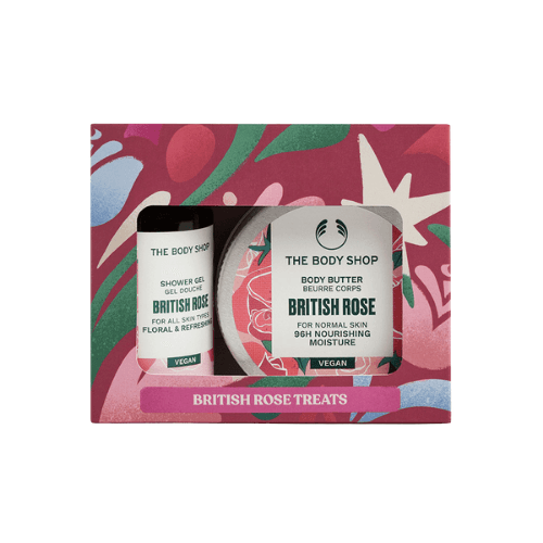 ბოდი შოპი - სასაჩუქრე ნაკრები XM25 G1 ბრიტანული ვარდი შხ. გელი 60მლ. ტანის კარაქი 50მლ