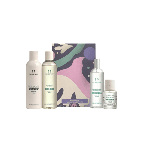 ბოდი შოპი - სასაჩუქრე ნაკრები XM25 G4 დელუქსი თეთრი მუშკი