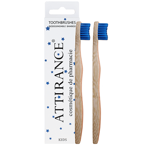 ატირანსი - კბ/ჯაგრისი ბავშვის ბიოდეგრადირებადი ბამბუკის ლურჯი  #2