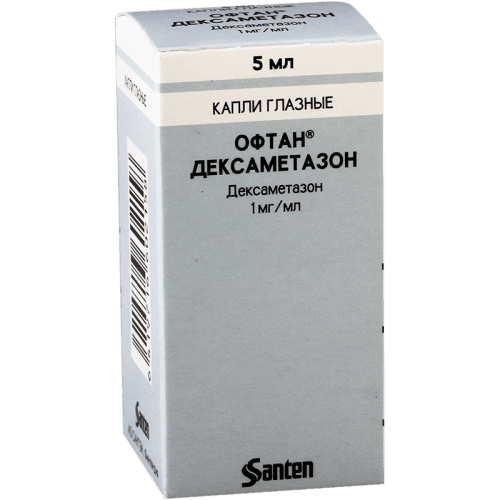 ოფთან-დექსამეტაზონი წვეთები თვალის 0.1% 5მლ ფლაკონი #1