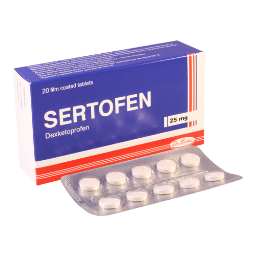 სერტოფენი ტაბლეტი 25მგ #20