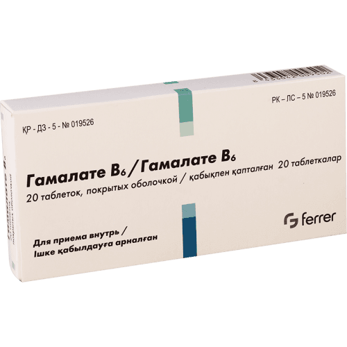 გამალატი B-6 ტაბლეტი #20