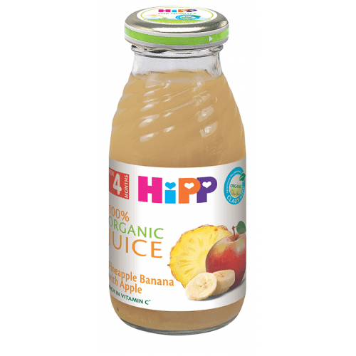 ჰიპი - წვენი სხვადასხვა ვიტამინით BIO /4თვ+/ 200მლ