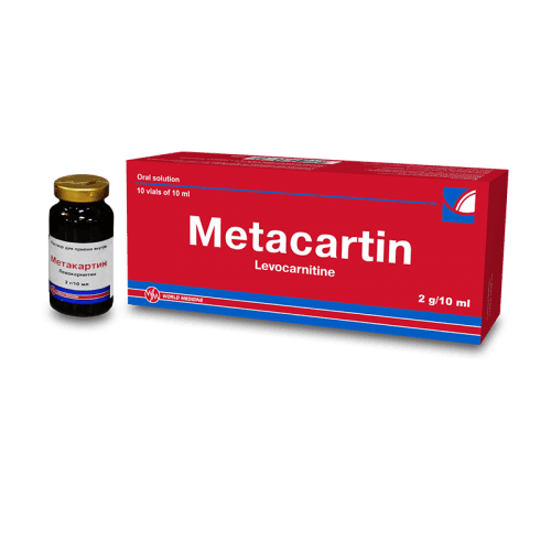 მეტაკარტინი ხსნარი ორალური 200მგ/1მლ 10მლ ფლაკონი #10