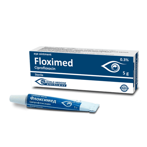 ფლოქსიმედი მალამო თვალის 0.3% 5გრ ტუბი #1