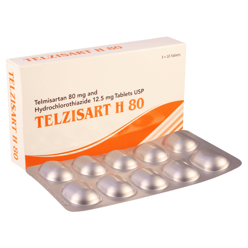 ტელზისარტი H ტაბლეტი 80მგ+12.5მგ #30