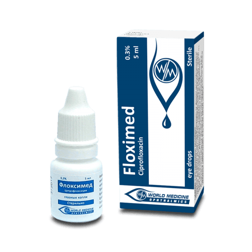 ფლოქსიმედი წვეთები თვალის/ყურის 0.3% 5მლ ფლაკონი #1