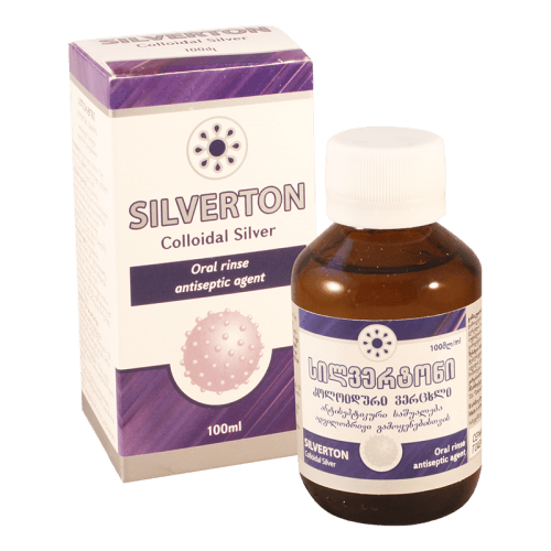 სილვერტონი პირის ღრუს ხსნარი 100მლ ფლაკონი #1
