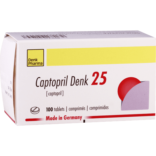 კაპტოპრილი დენკი ტაბლეტი 25მგ #100