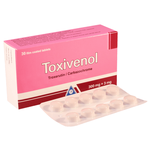 ტოქსივენოლი ტაბლეტი 300მგ+3მგ #30