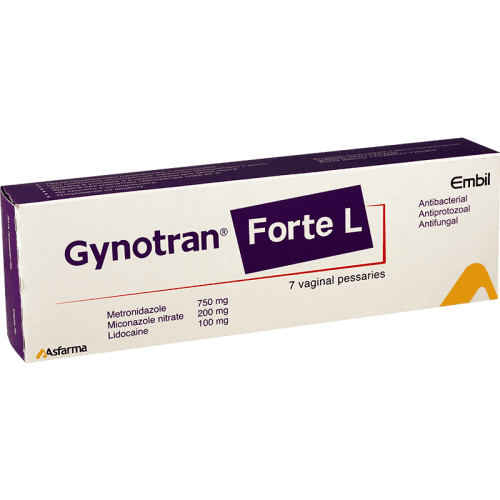 გინოტრანი ფორტე L სანთელი ვაგინალური #7