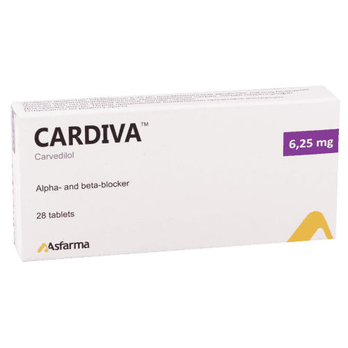 კარდივა ტაბლეტი  6.25მგ #28