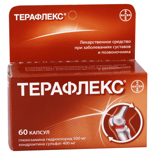 ტერაფლექსი კაფსულა 500მგ+400მგ #60