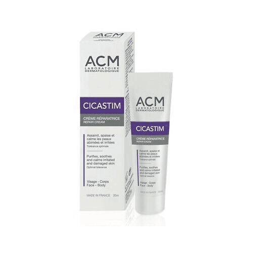 ისისფარმა - ACM ციკასტიმი სახე/ტანის კრემი აღმდგენი/დამამშვიდებელი დაზიანებული კანის 20მლ