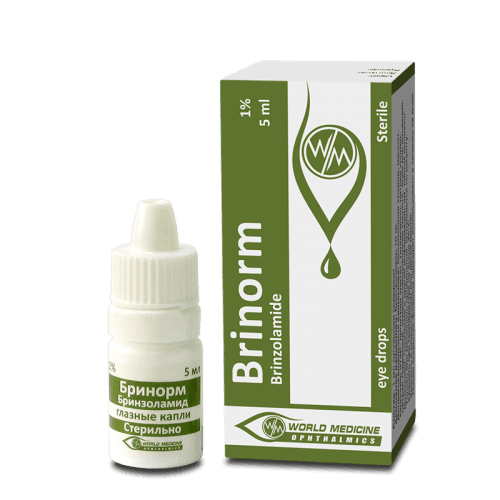 ბრინორმი წვეთები თვალის 1% 5მლ ფლაკონი #1