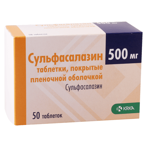 სულფასალაზინი ტაბლეტი 500მგ #50