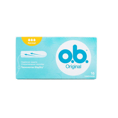 ობი - ტამპონი ნორმალი ორიგინალი /3წვ/  #16