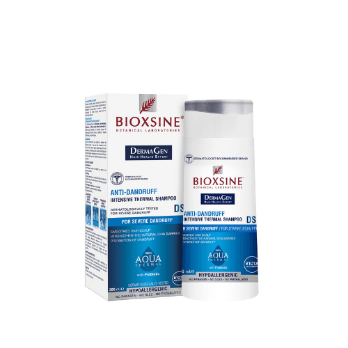 ბიოქსინი - შამპუნი აქუა თერმალი DS ინტენსიური ქერტლის საწინააღმდეგო ყველა ტიპის თმის 200მლ