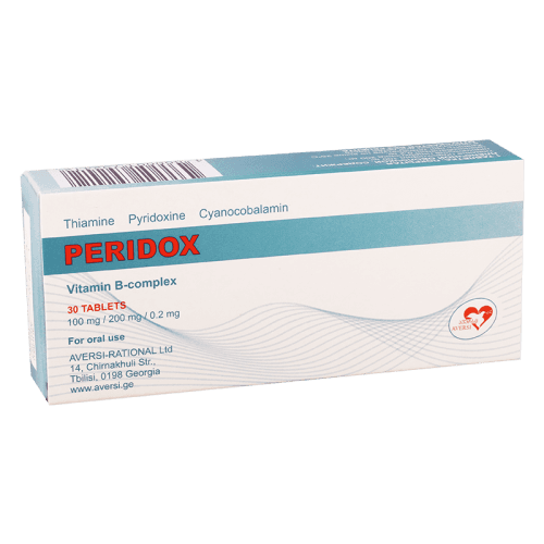 პერიდოქსი ტაბლეტი 100მგ+200მგ+0.2მგ #30