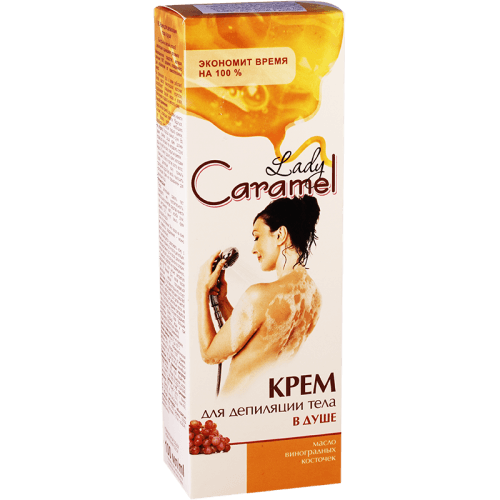 კარამელი - დეპილაციის კრემი შხაპის. ტანის 100მლ