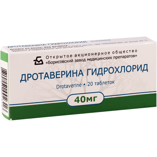 დროტავერინი ტაბლეტი 40მგ #20