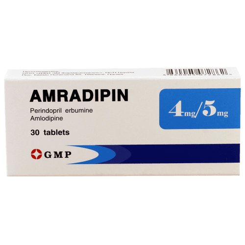ამრადიპინი ტაბლეტი 4მგ+5მგ #30