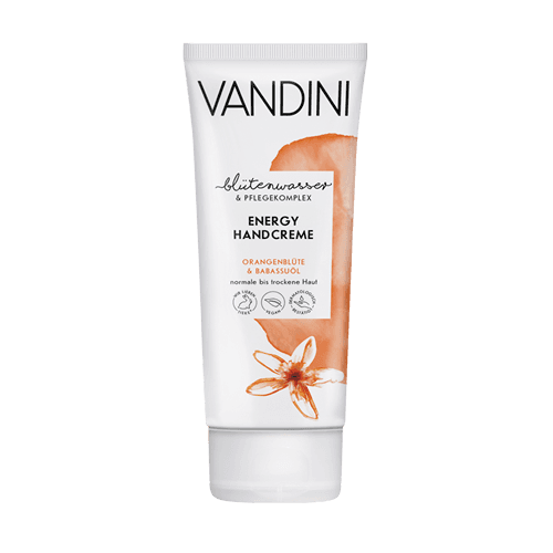 ვანდინი - Energy ხელის კრემი ნორმ/მშრ კანის ფორთოხლის ყვავილი და ბაბასუს ზეთი 75მლ