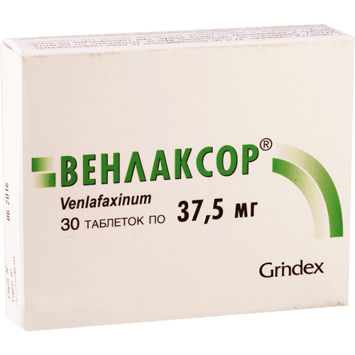 ვენლაქსორი ტაბლეტი 37.5მგ #30