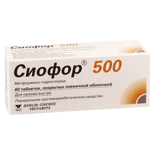 სიოფორი ტაბლეტი  500მგ #60