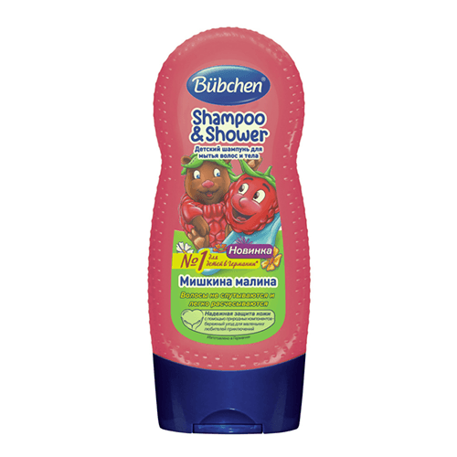 ბუბჰენი - შამპუნი და სააბაზანო ქიდს 'ჟოლო' 230მლ