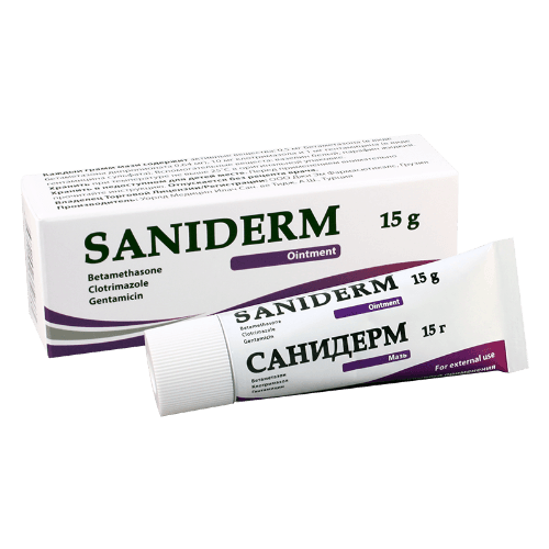 სანიდერმი მალამო 15გრ #1